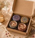 Coffret 4 Bougies Parfumées Naturelles