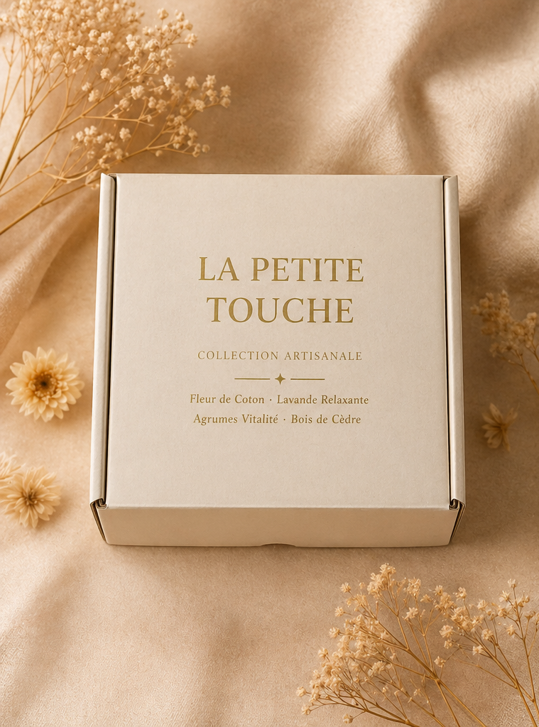 Coffret 4 Bougies Parfumées Naturelles